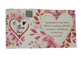 Cartão Dia dos Namorados Rosa